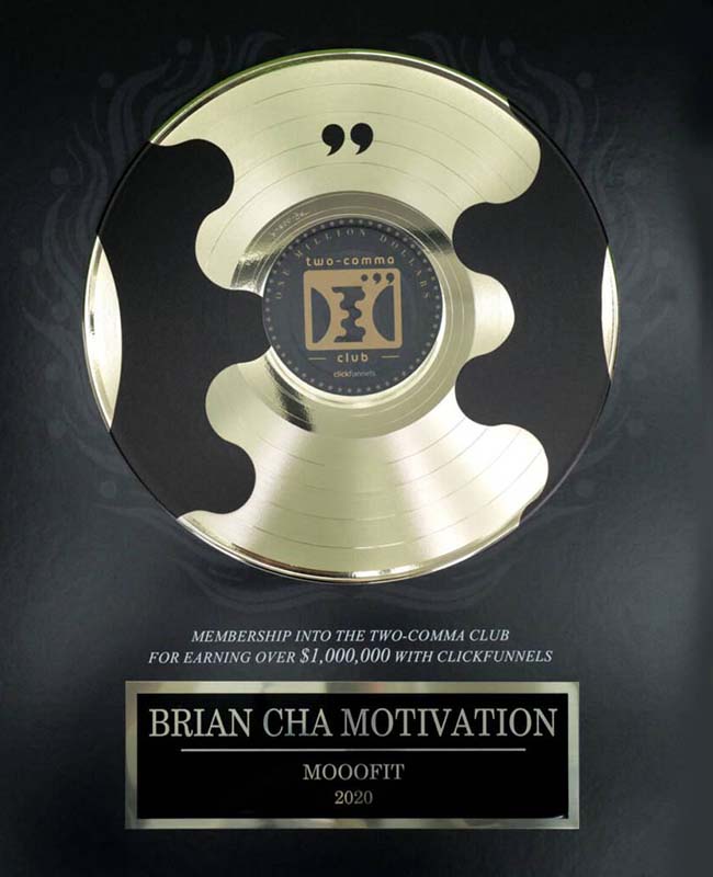 MoooFit 2020 Award Plaque